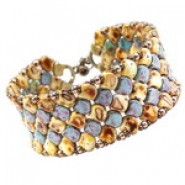 Neu 31 Mai - Ginko leaf beads Perlen und DQ Metallteile